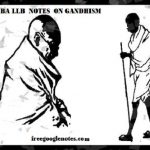 BA LLB First year first semester notes unit-II Gandhism