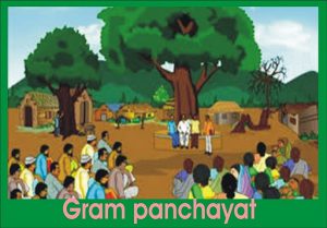 BA LLB sociology first semester sample question answer about Village Panchayat