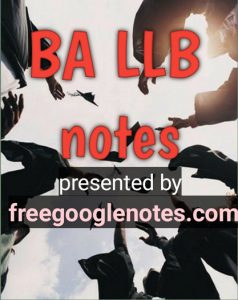 ba llb 1st semester economics notes pdf