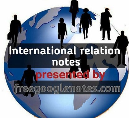 Ba llb 1st year 2nd semester notes international relation