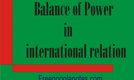 Balance of Power in international relation