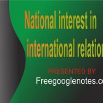 Ba Llb National Interest In International Relations Pdf