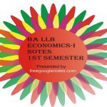 ba llb 1st semester economics notes pdf