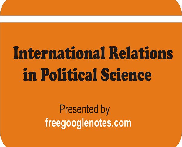 International Relations in Political Science