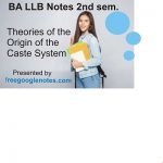 Critically discuss various theories of the origin of the Caste System