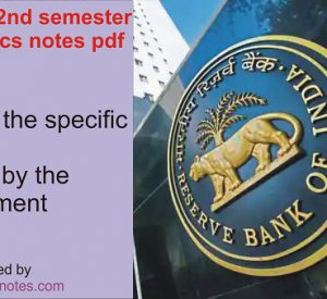 BA LLB 2nd semester economics notes pdf