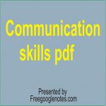 Communication skills pdf-essence of a good communication and selection interview techniques