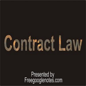 BA LLB 3rd semester notes pdf for contract-I short answer type question