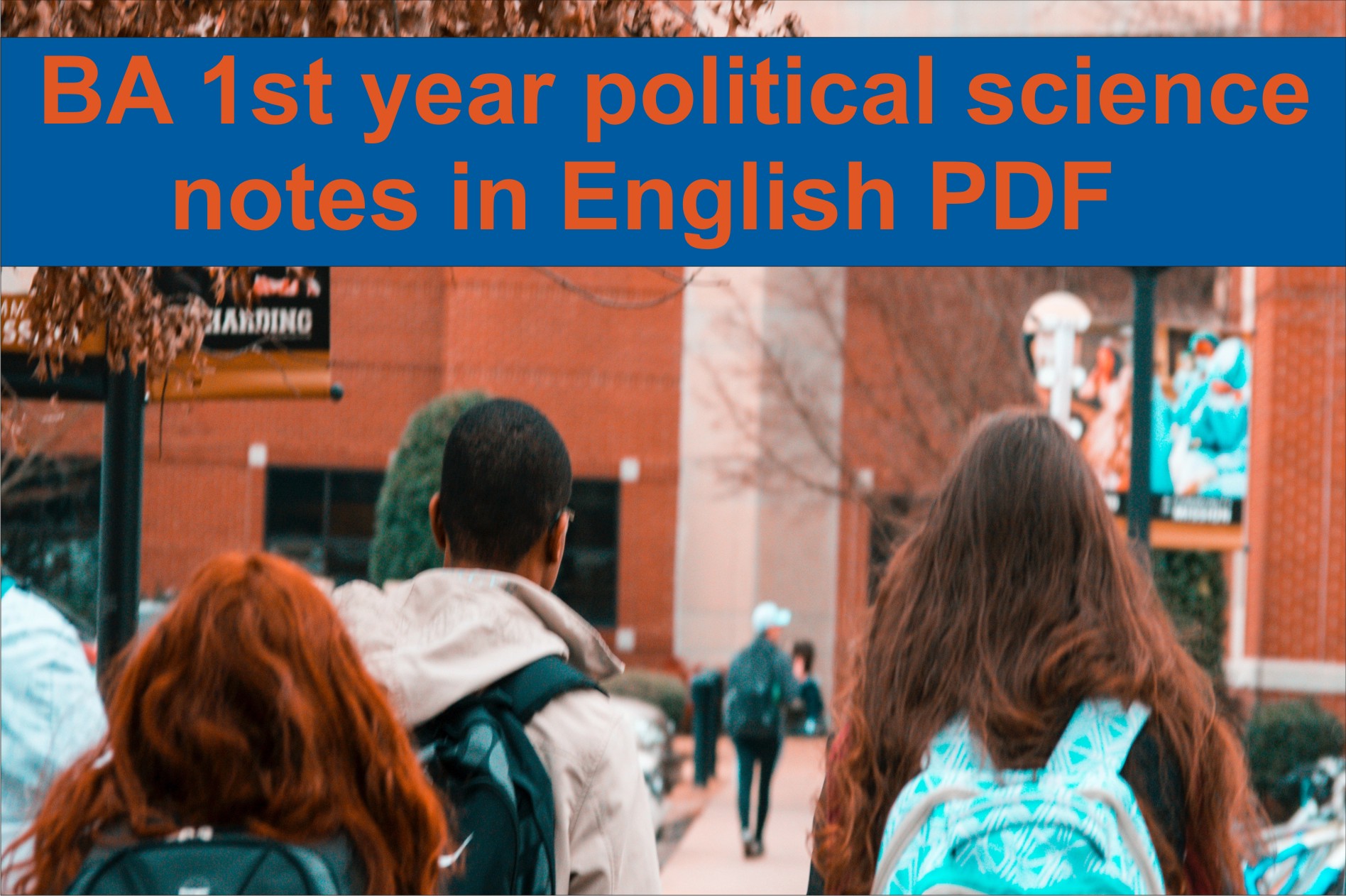 BA 1st year Political Science syllabus 2021