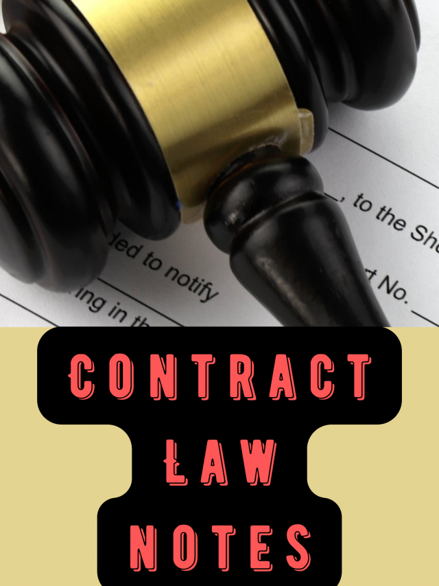 Contract Law Notes