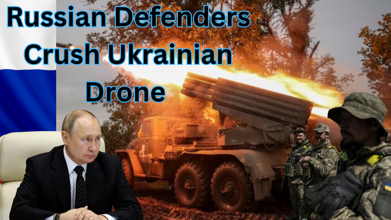 Russian Defenders Crush Ukrainian Drone